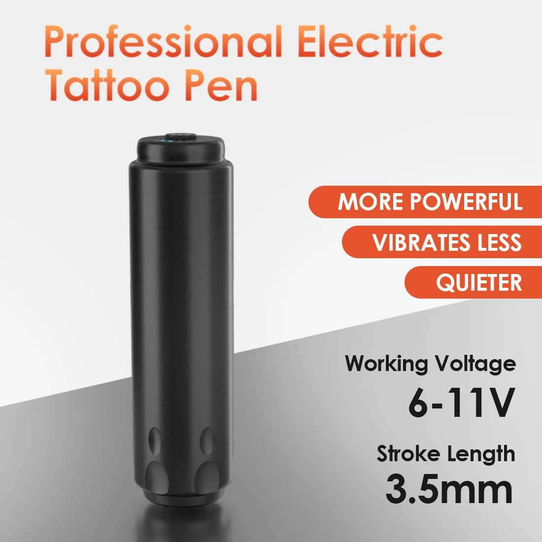 

Беспроводная перезаряжаемая тату-машинка с ходом иглы 3,5 мм, 8000 об/мин, аккумулятор 1500 мАч, портативная тату-машинка для боди-арта и тату-мастеров