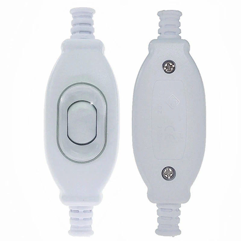 IP65 Waterproof Inline On/Off Rocker Cable Cord Switch AC100~250V 3A