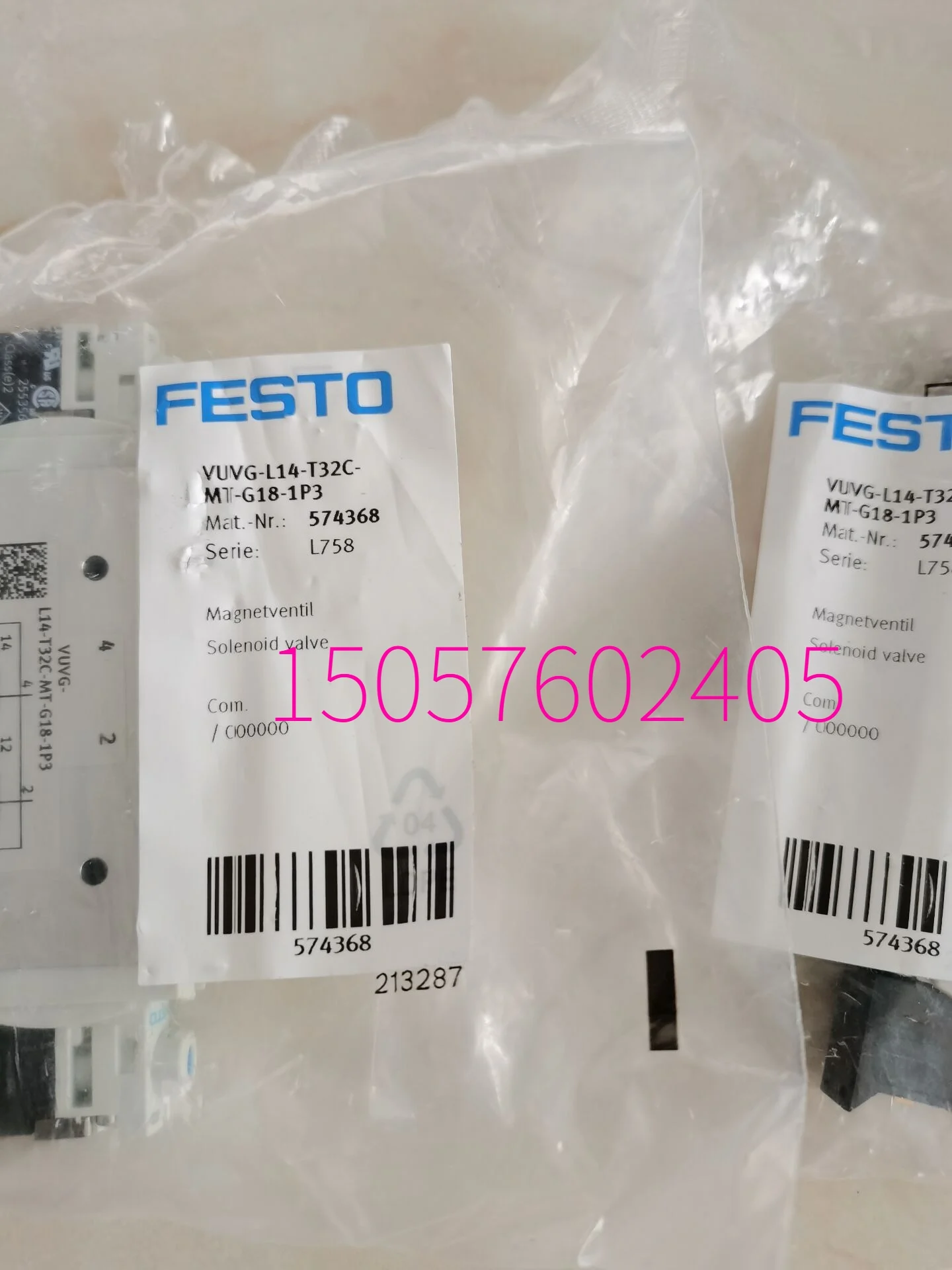 

Festo FESTO VUVG-L14-T32C-MT-G18-1P3 Solenoid Valve 574368 In Stock