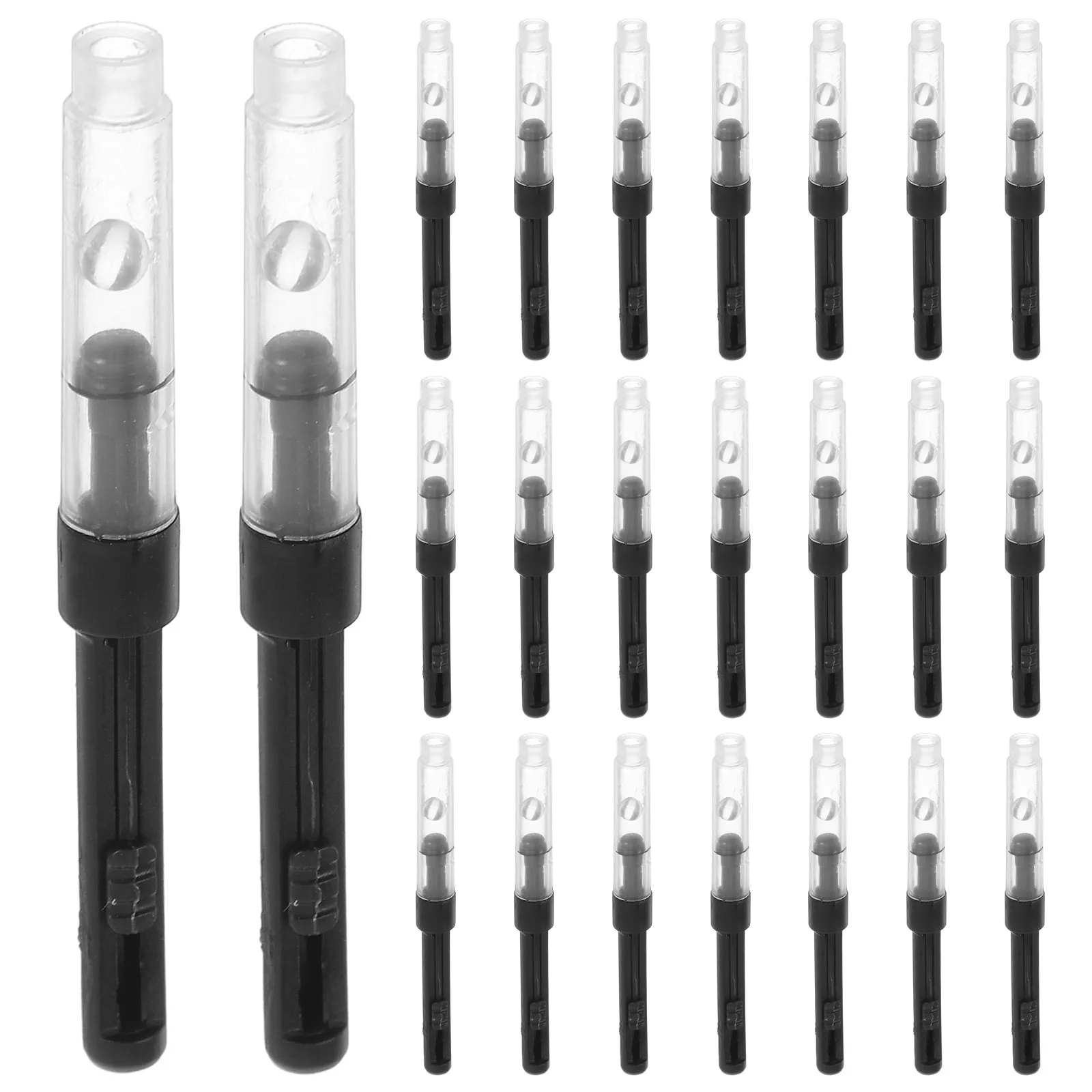 

50Pcs Universal Fountain Pen Converter Filler Plunger for Bottled Ink Refill Writing Accessories Set