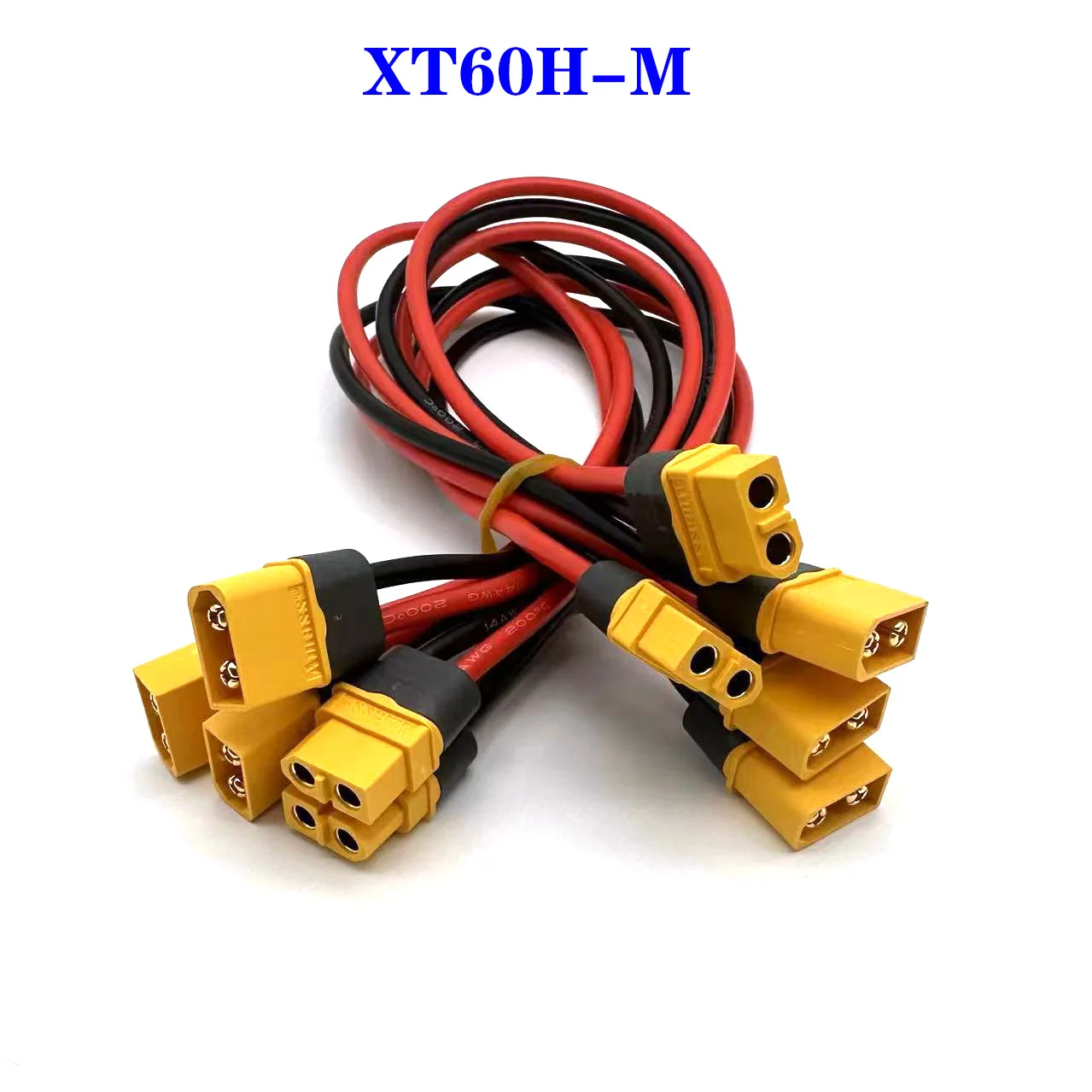 

14AWG XT60H Male Female Conversion Plug Connection Cable With Silicone Extension Lead Wire Battery Connector To 10/20/50/100cm