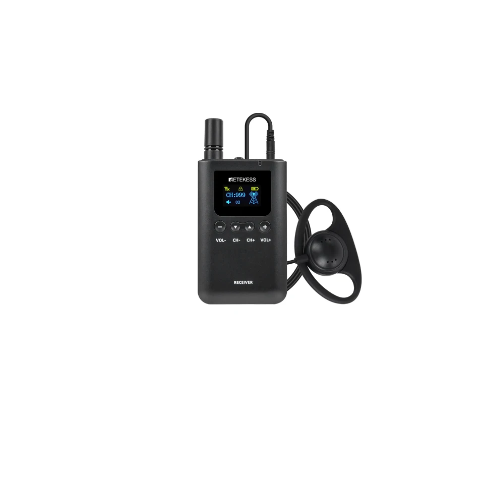 Retekess TT129 Drahtloses Tourguide-System, Audio-Guide-System, Langstreckenmikrofon für Konferenzen, Besichtigungen, akademische Austausche – Detail 23
