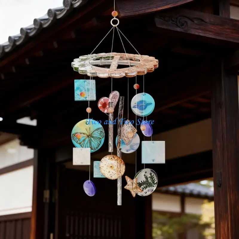 

HX6F Easy To Use Silicone Craft Mold Set For Making Unique DIY Wind Decorations