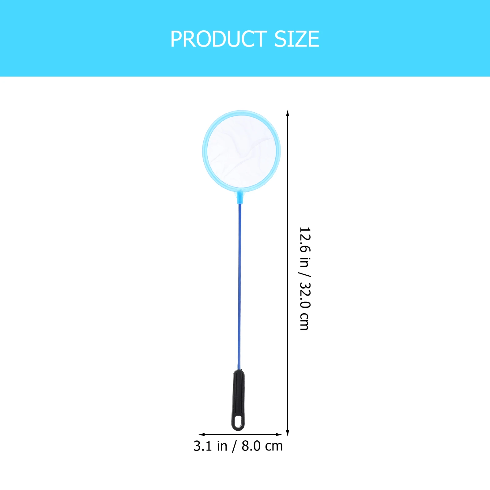 

8pcs Dense Fishing Net Aquarium Plastic Portable Fishnets Tank Land Net Strong Tasteless Durable Easy Use Storage