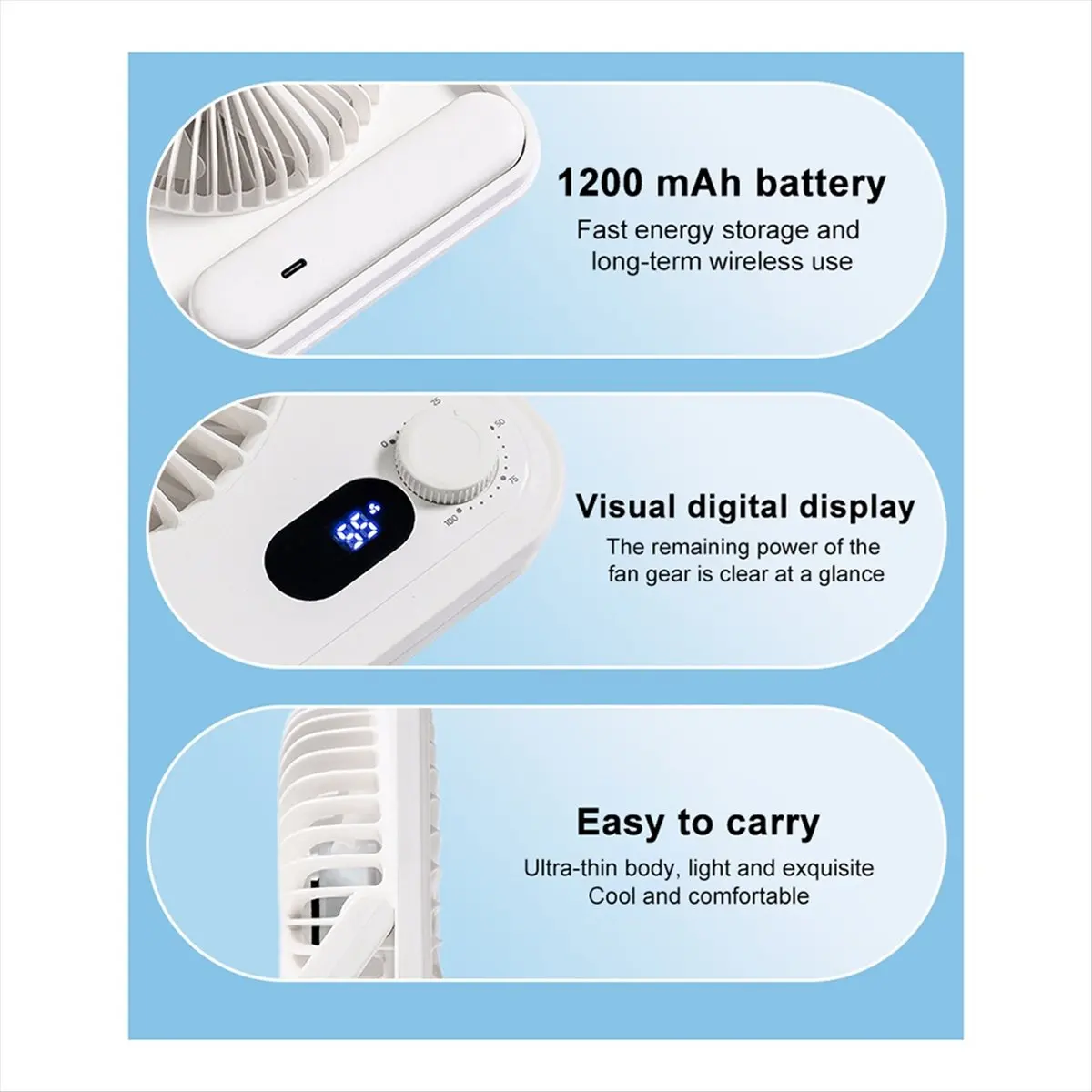 Travel Fan For Slee… - image