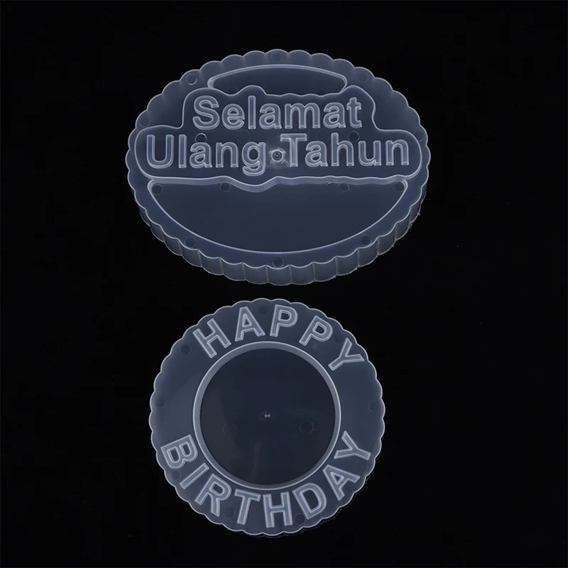 1Pc Silikon Kuchen Form DIY Alles Gute Zum Geburtstag Form Handgemachte Schaum Kuchen Schokolade Gebäck Modell Backform
