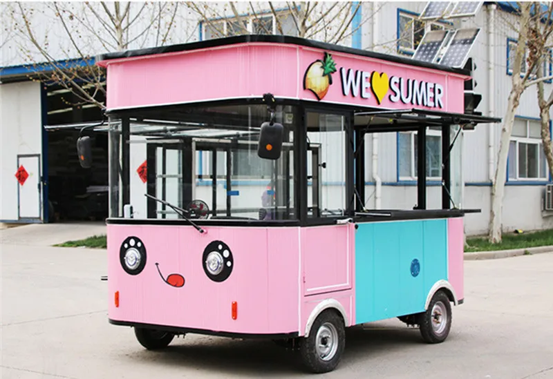 Mobiler Imbisswagen, verzinkter LKW, Imbissanhänger zum Verkauf, Ghana-Fritteuse, Hähnchen-Grillplatte, Lebensmittelwagen, am besten gestalteter mobiler Imbisskiosk