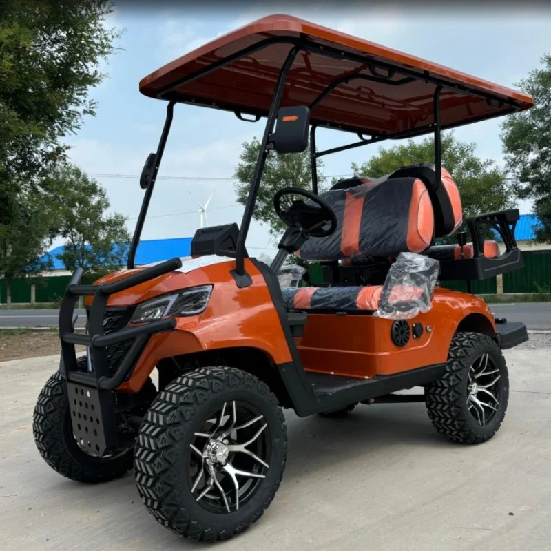 4 مقاعد سيارة جولف سعر المصنع للبيع عربة جولف تعمل بالطاقة الشمسية الكهربائية #6