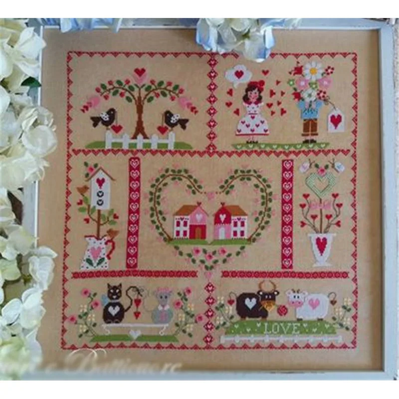 ZZ884 Homefun Cross Stitch Kits Package Greeting Needlework Counted Cross-Stitching Kits New Style Counted Cross Stich Painting