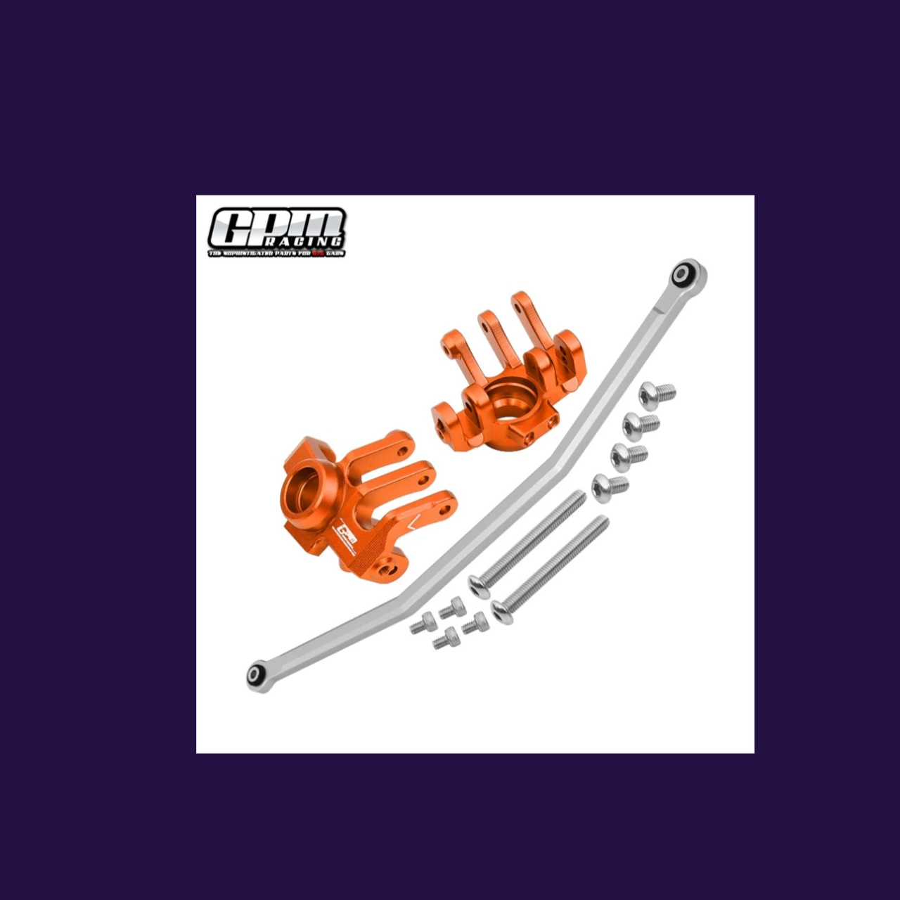 

GPM Alloy Front Knuckle Arm With Steering Rod For AXIAL 1/10 RBX10 Ryft 4WD AXI232041/AXI234020