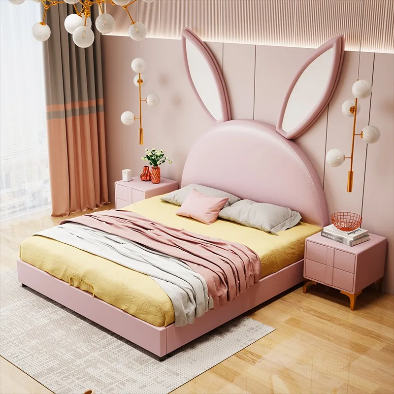 

Simple Safety Kids Beds Girls Decoration Safety Princess Toddler Children Beds Frame Modern Camas Infantiles Furniture Home