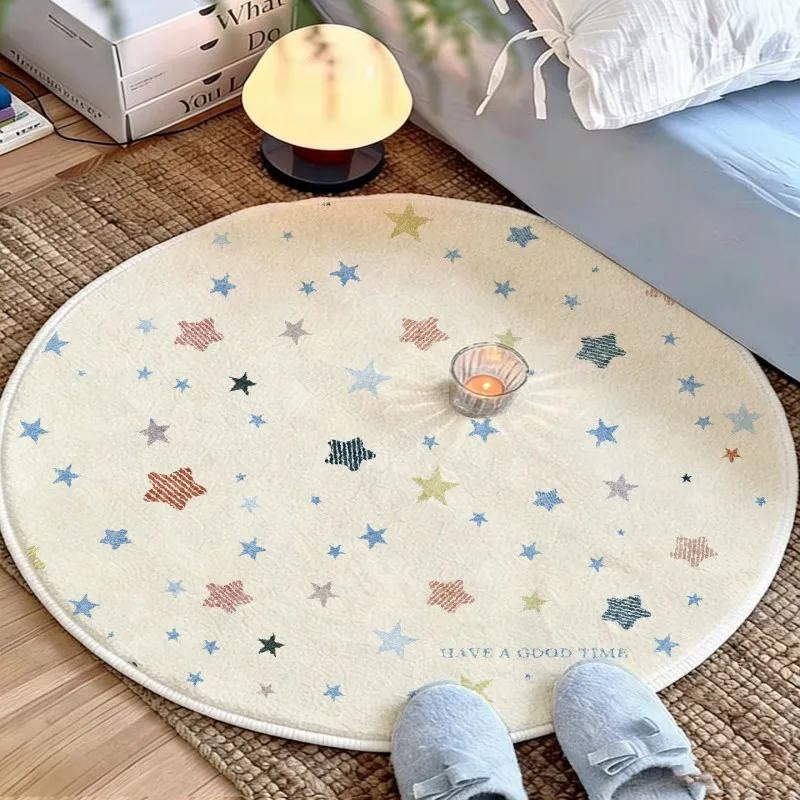 VIKAMA Korean-Style Instagram-Worthy Carpet – Non-Slip, Soft And Warm Living Room Sofa Mat, Bedroom Bedside Rug, Home Décor