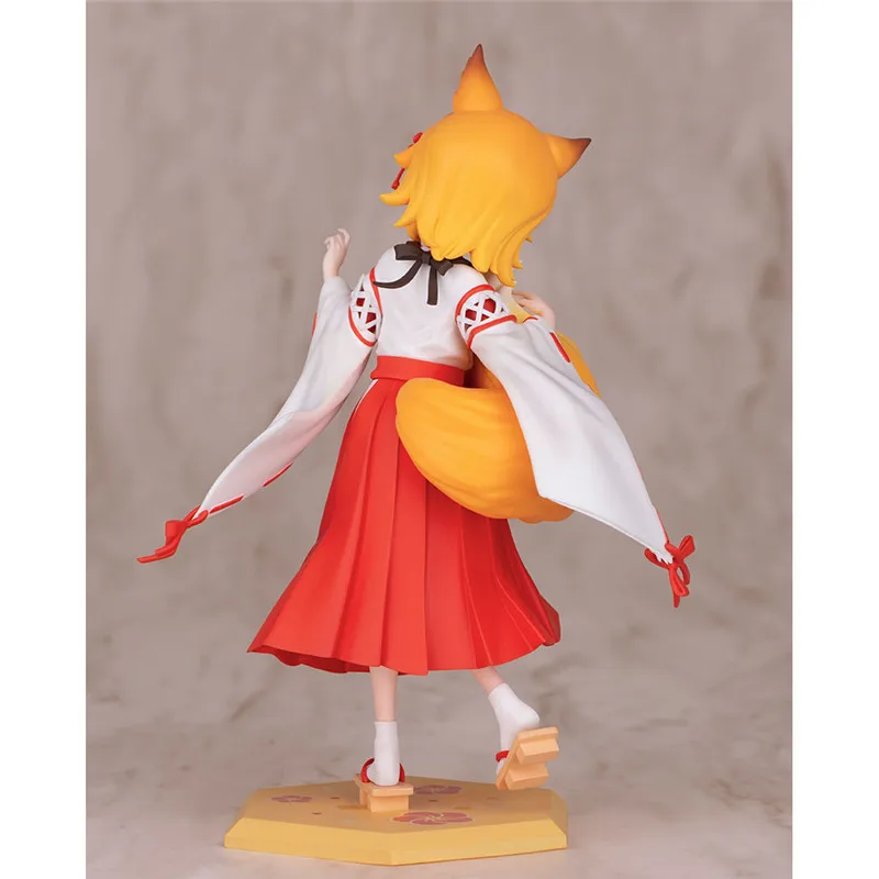 Original spot Fairy Fox Anime Figure 19.5Cm Pvc Anime The Helpful Fox Senko-San Serie Collection Figural Periphery Toy Figurine