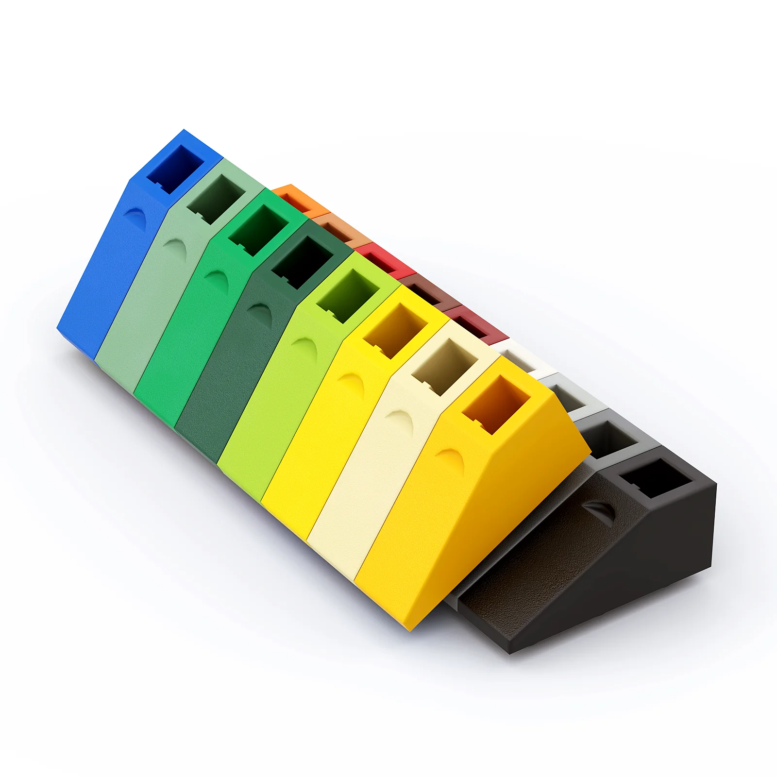 1 sztuk budynki bloki 4287 nachylenie, odwrócone 33 kolekcje 3x1 luzem modułowa zabawka GBC dla high-tech MOC zestaw