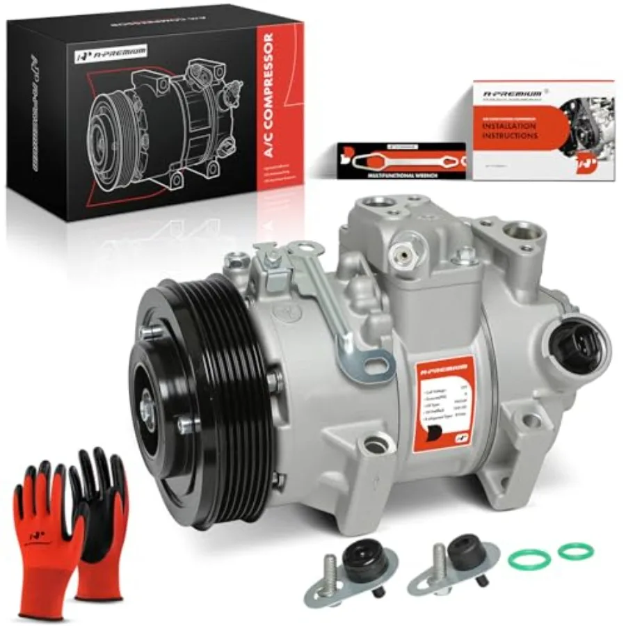 

Air Conditioner AC Compressor with Clutch for Toyota Corolla 2009-2010 Matrix 2009-2012 Scion xD 2008-2014 1.8L, aluminum housi