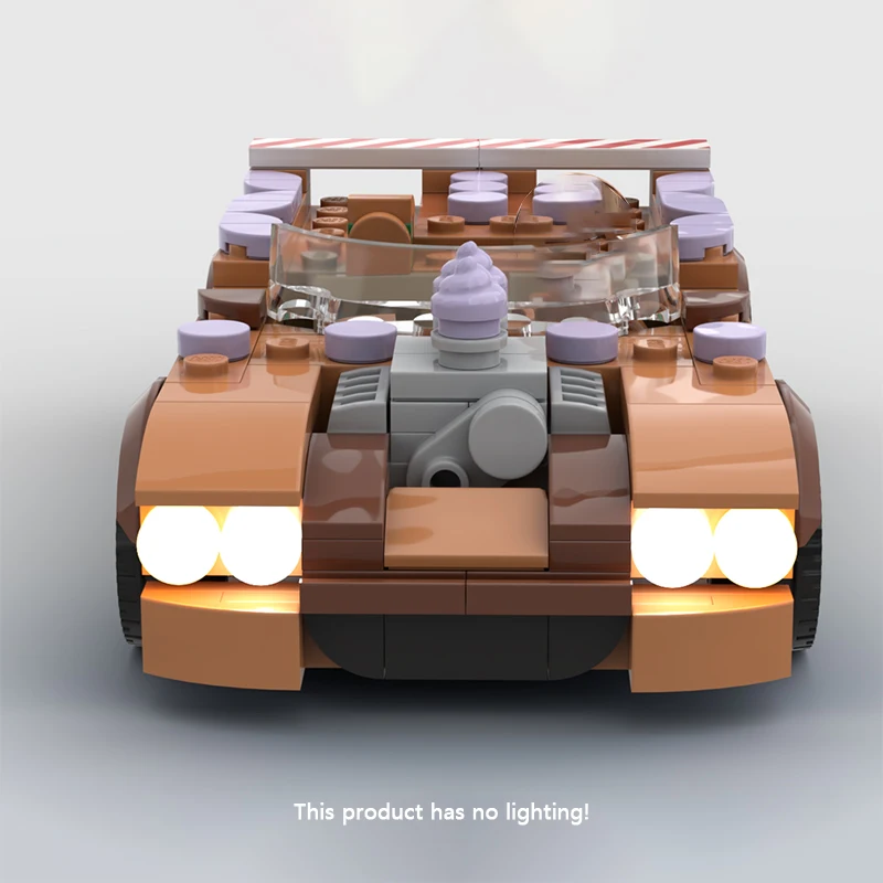 シティスピードチャンピオンモデル MOC ビルディングブリック ビスケットスポーツカー モジュラーテクノロジーギフト ホリデーアセンブル 子供のおもちゃスーツ