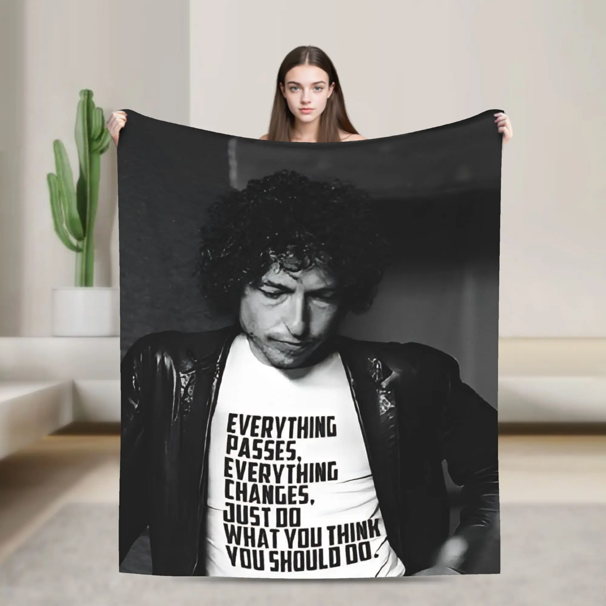 Bob Dylan Singer Merch Blanket Super Soft Warm  Throw Blankets for Bed 50x60 Inches Multi-size Bedspread