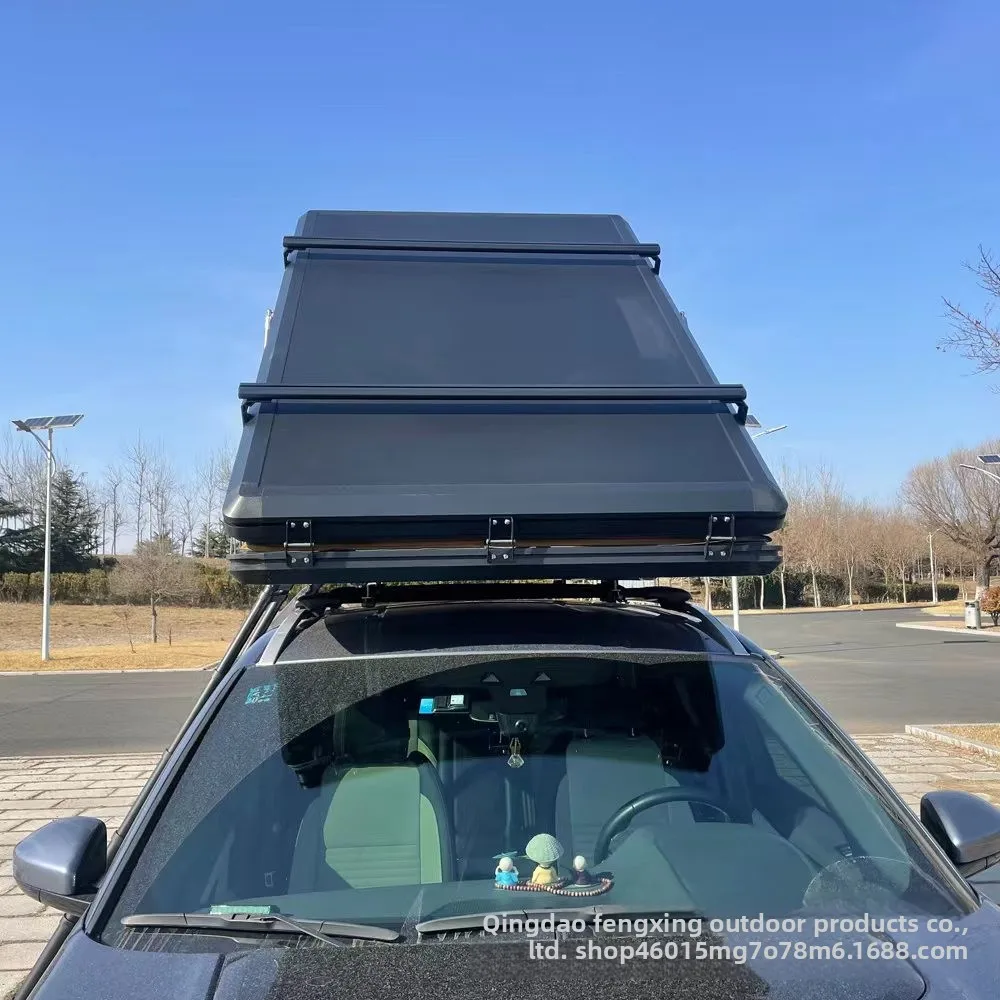 QT LLT-8 Aluminum Honeycomb Triangle Four-season Double Layer Fully Automatic Waterproof Car Roof Tent 3000mm Self-driving