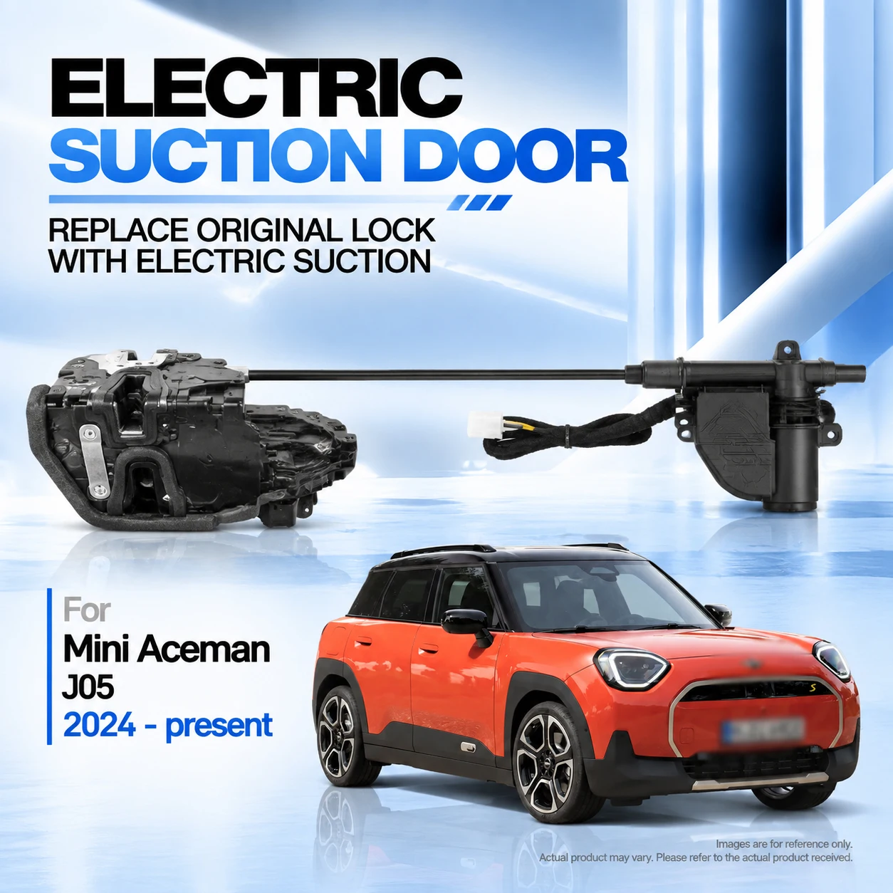 For Mini Aceman J05 2024-present Car Specific Electric Soft Close Door Lock Replacement Kit Auto Suction Door Upgrade