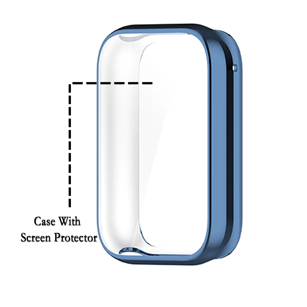 TPU Case For Xiaomi Band 8pro Watch Cover With Screen protector Watch Shell Replacement Accessories