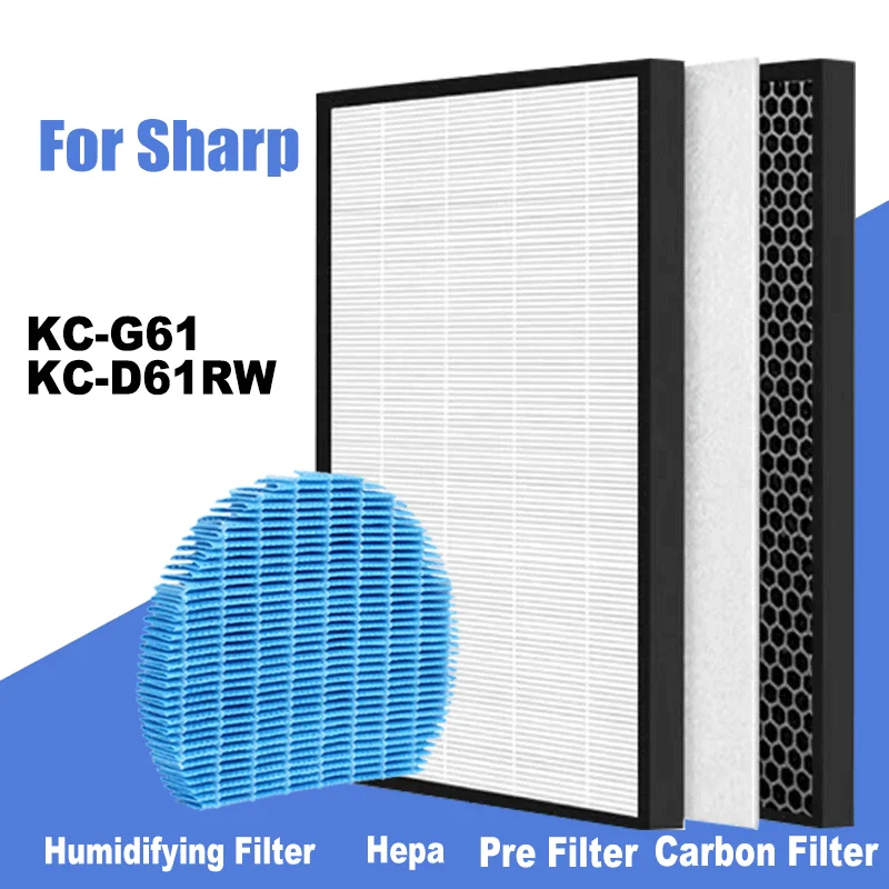 

Carbon Charcoal Filter FZ-D60DFE HEPA Filter FZ-D60HFE for Sharp Air Purifier Filter KCG61, KC-D61RW