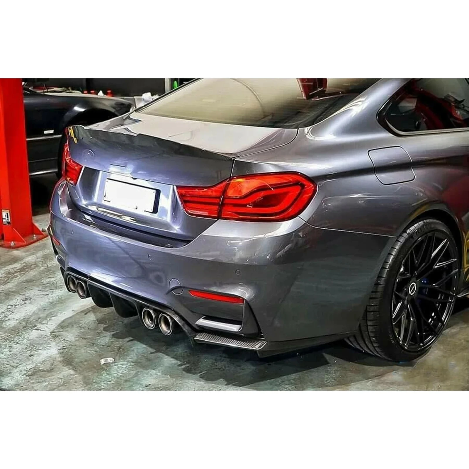 Rear Bumper Diffuser for BMW F80 M3 F82 F83 M4 2015-2020 Rear Protector Guard Aprons Spoiler Splitter Auto Accessories