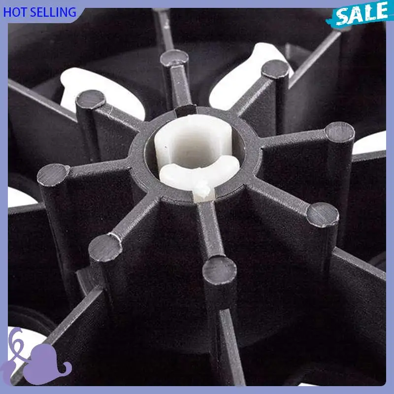 

ABVB-4 PCS Black White Plastic Core Foam Shopping Trolley Cartwheel Casters