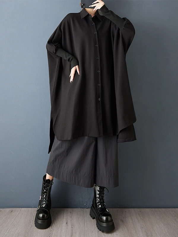 เสื้อไหมพรมทรงหลวมแบบ Batwing แขนยาว ดีไซน์ต่อผ้า สไตล์อเนกประสงค์ สำหรับผู้หญิง ใส่ทำงาน ฤดูกาล 2025