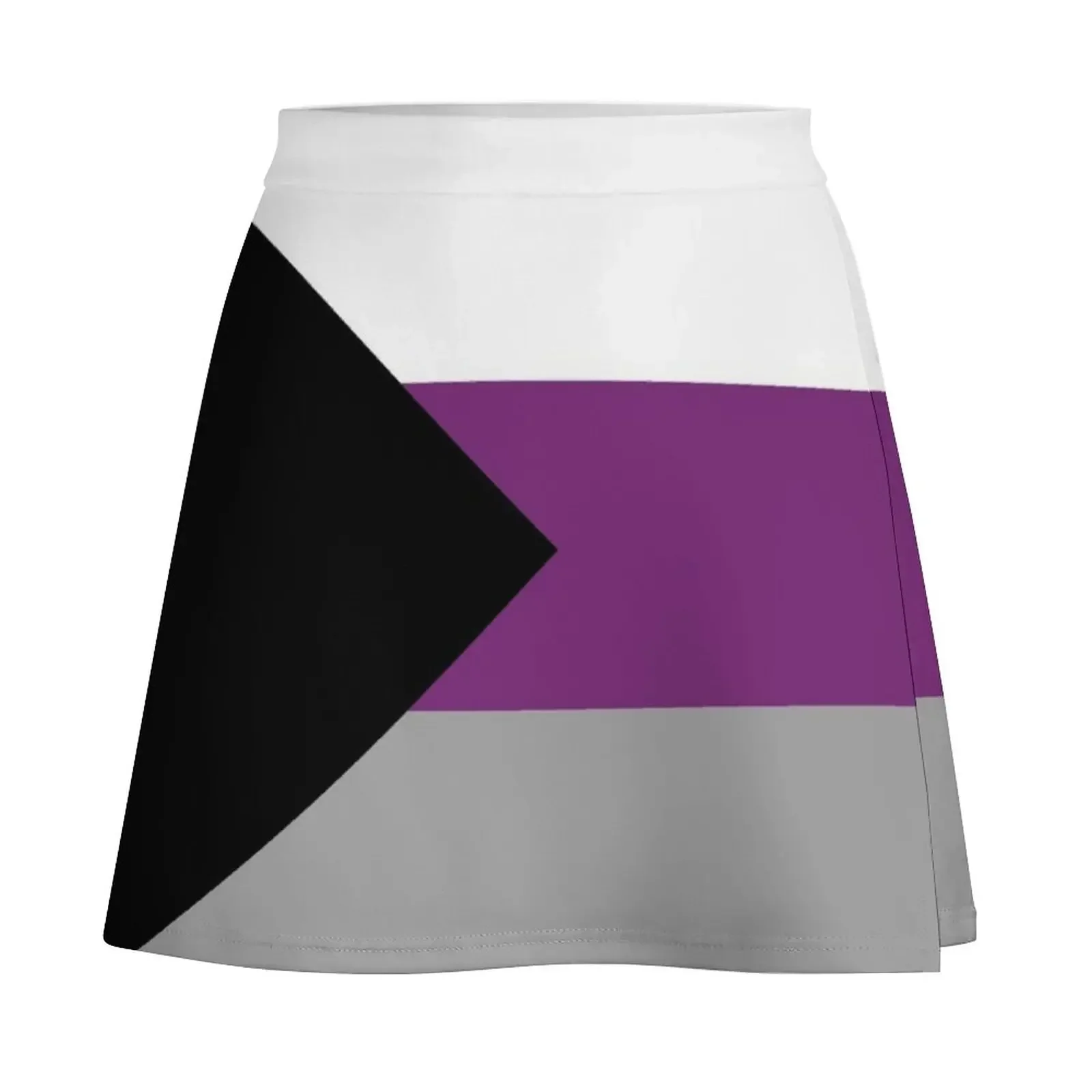 Seamless Repeating Demisexual Pride Flag Pattern Mini Skirt midi skirt for women clothes for women