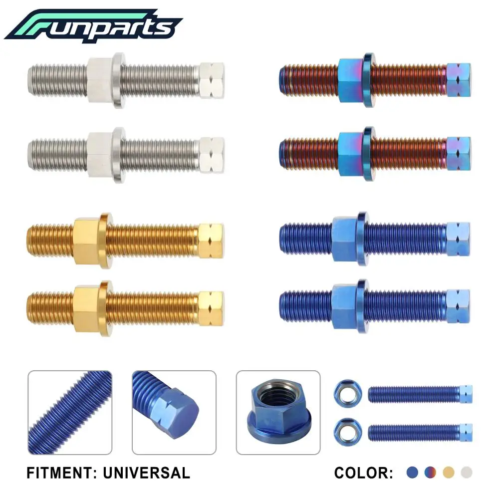 

Funparts Universal M10 Screws Motorcycles Accessories Hexagon Head Screws Flange Nut Chain Slack Adjuster For KTM Honda YAMAHA