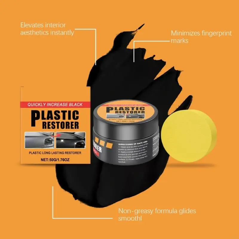 D5BE Heavy Duty Vehicle Interior Polish Conditions Seals Surfaces To Prevent Future Wear And Tear Auto Restoration Paste