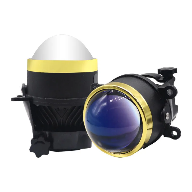 

3 inch bi led fog light projector lens with RGB demon eye hi lo beam 12V 45W 3000K 4300K 6000K car retrofit
