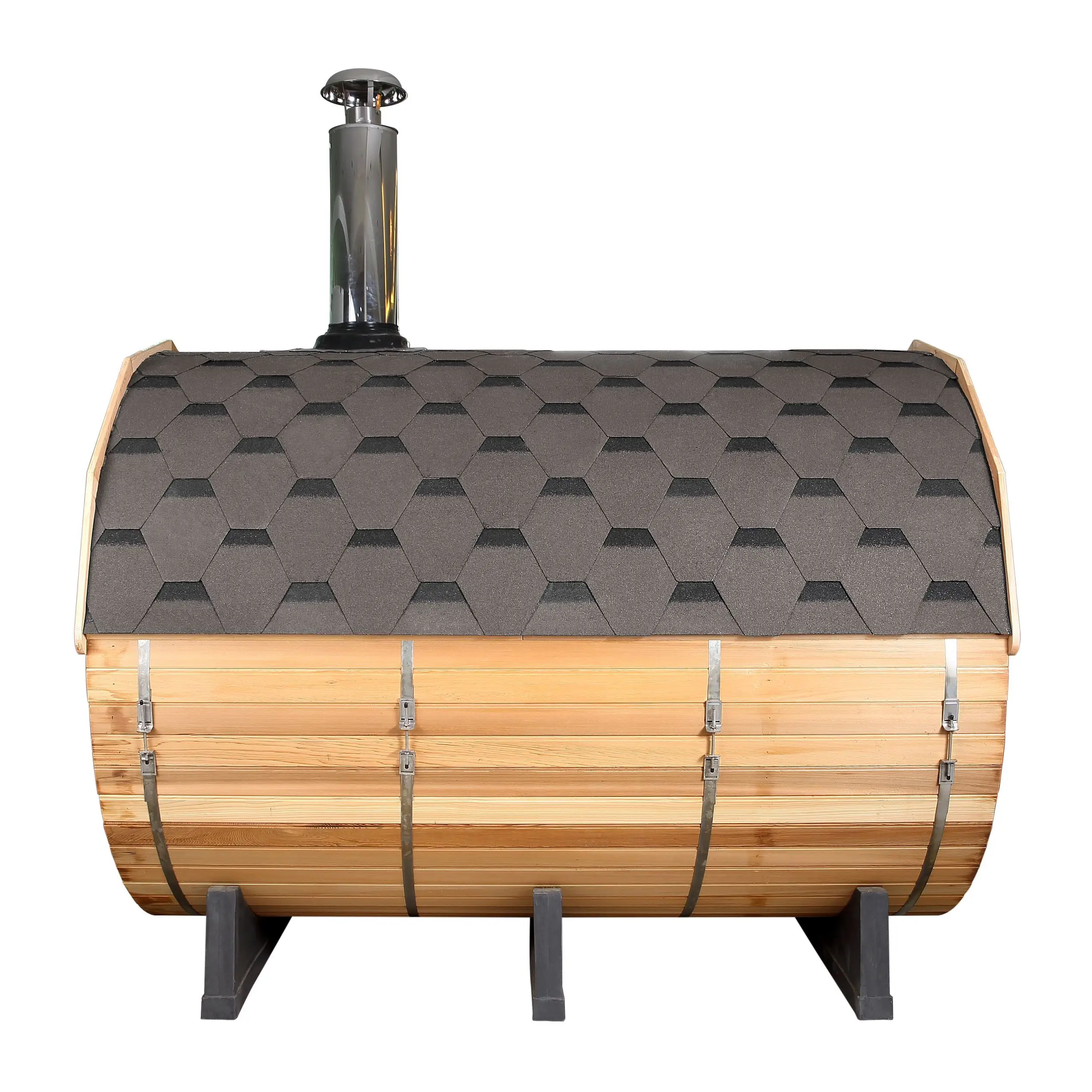 

Garden Traditional Dry Steam Sauna Bath Room Cedar Barrel Sauna Outdoor Sauna