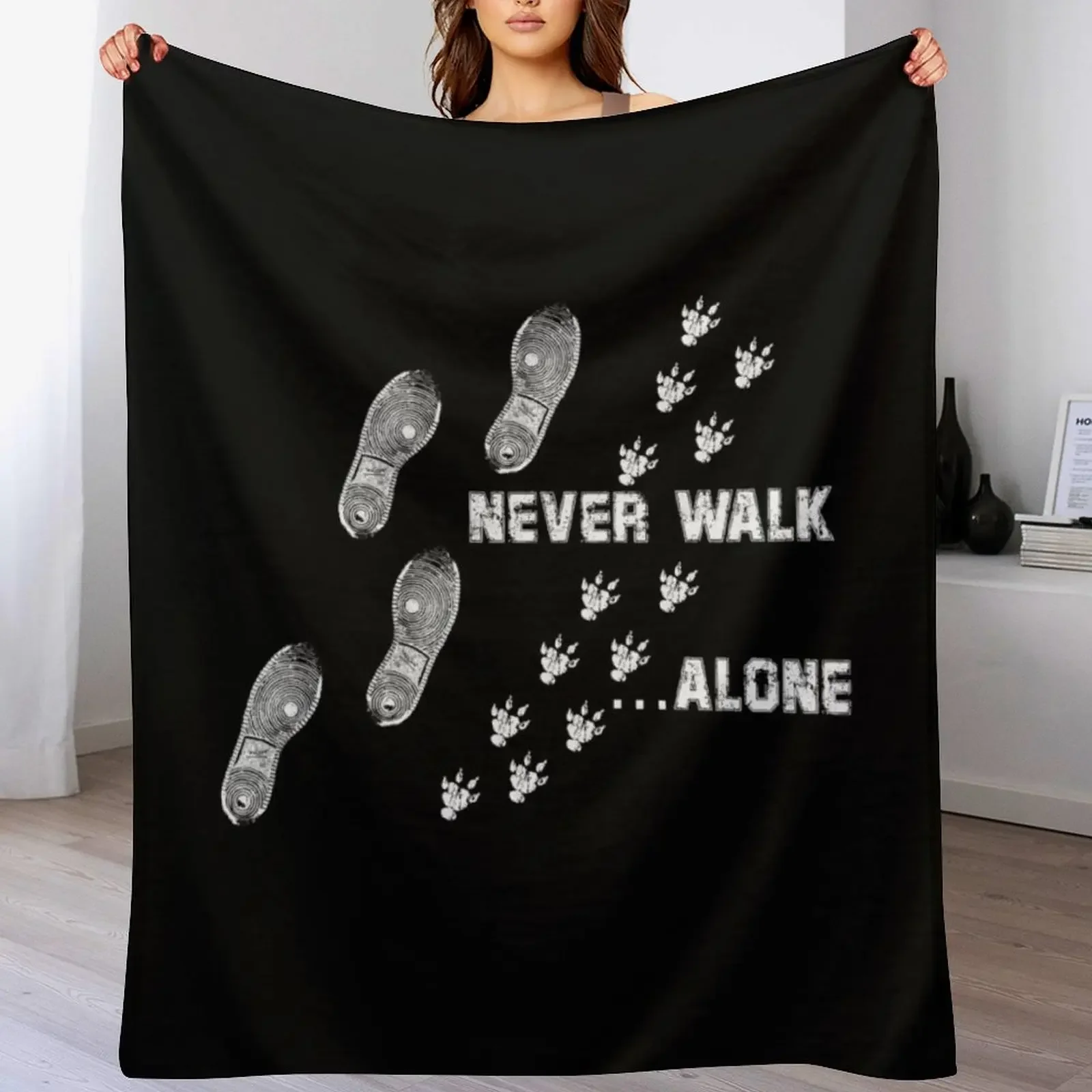 never walk alone guinea pigs Throw Blanket Summer Bed Fashionable Blankets