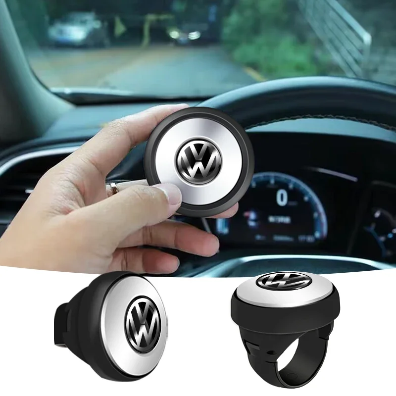 Car Turning Steering Wheel Booster Spinner Knob 360 Degree For Volkswagen VW Golf Passat B6 Jetta Touran CADDY Car Accessories