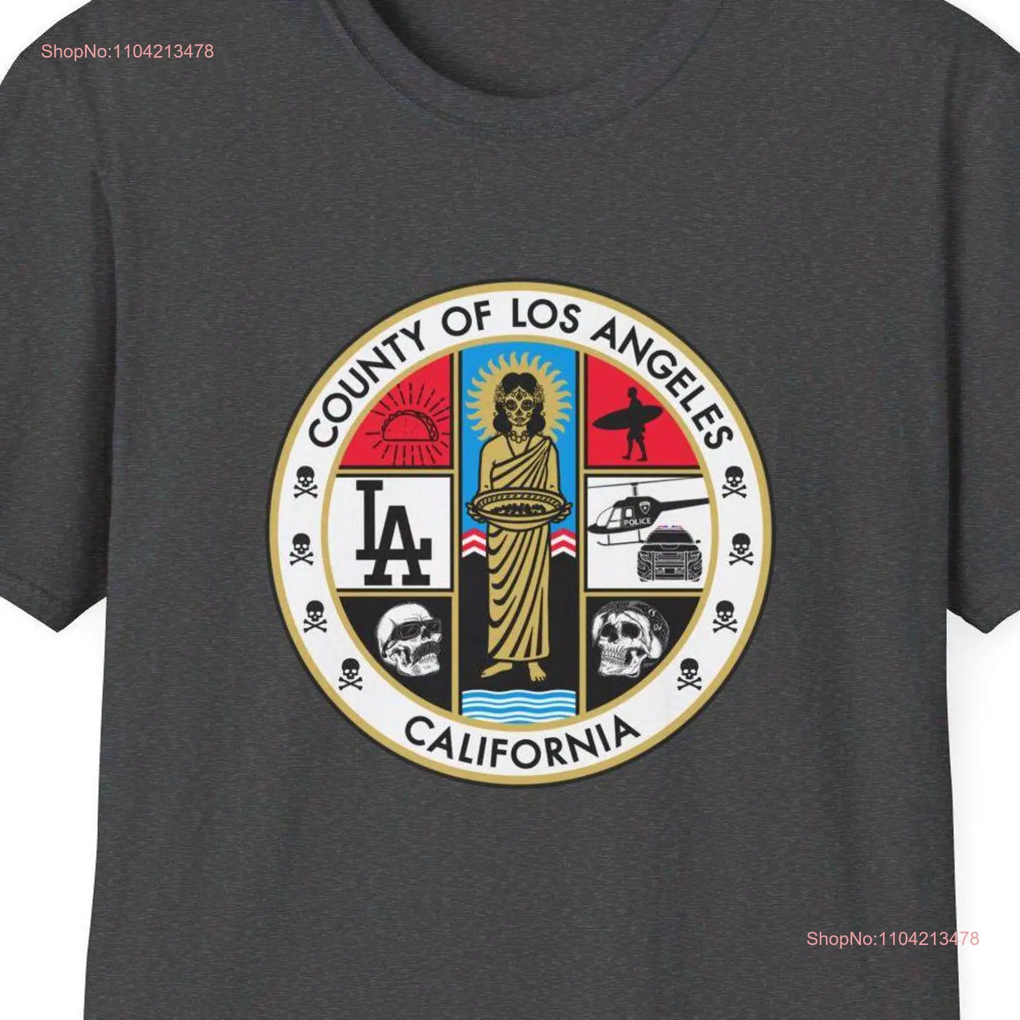 Los Angeles T Shirt Sugar Skull Apprentice Journeyman Electrician Carpenter Pipe fitters HVAC Iron Workers God's Silliest Goose