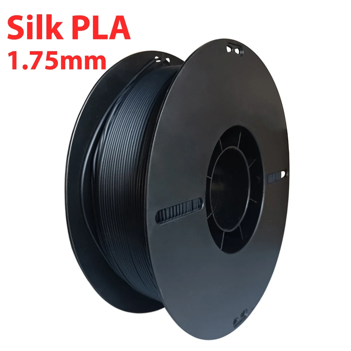 

Проволока накаливания PLA Silk 3D, черная, 250 г, 500 г, 1 кг, катушка, материал для 3D-принтера, заправки для печати, проволока накаливания, вакуумная упаковка 1,75 мм