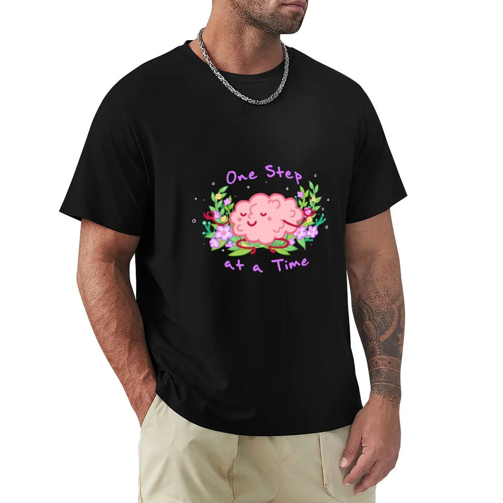 

One Step At A Time T-Shirt Industrial Work Tee Shirt