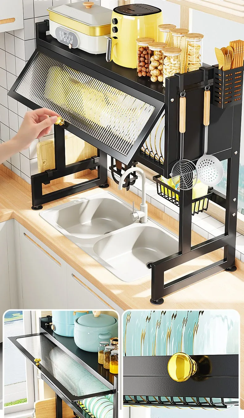 2-teiliges Netz-Küchenregal-Set – 33,3 X 25,9 Cm – Rutschfeste Aufbewahrungsregale Für Schrank, Kühlschrank, Bad