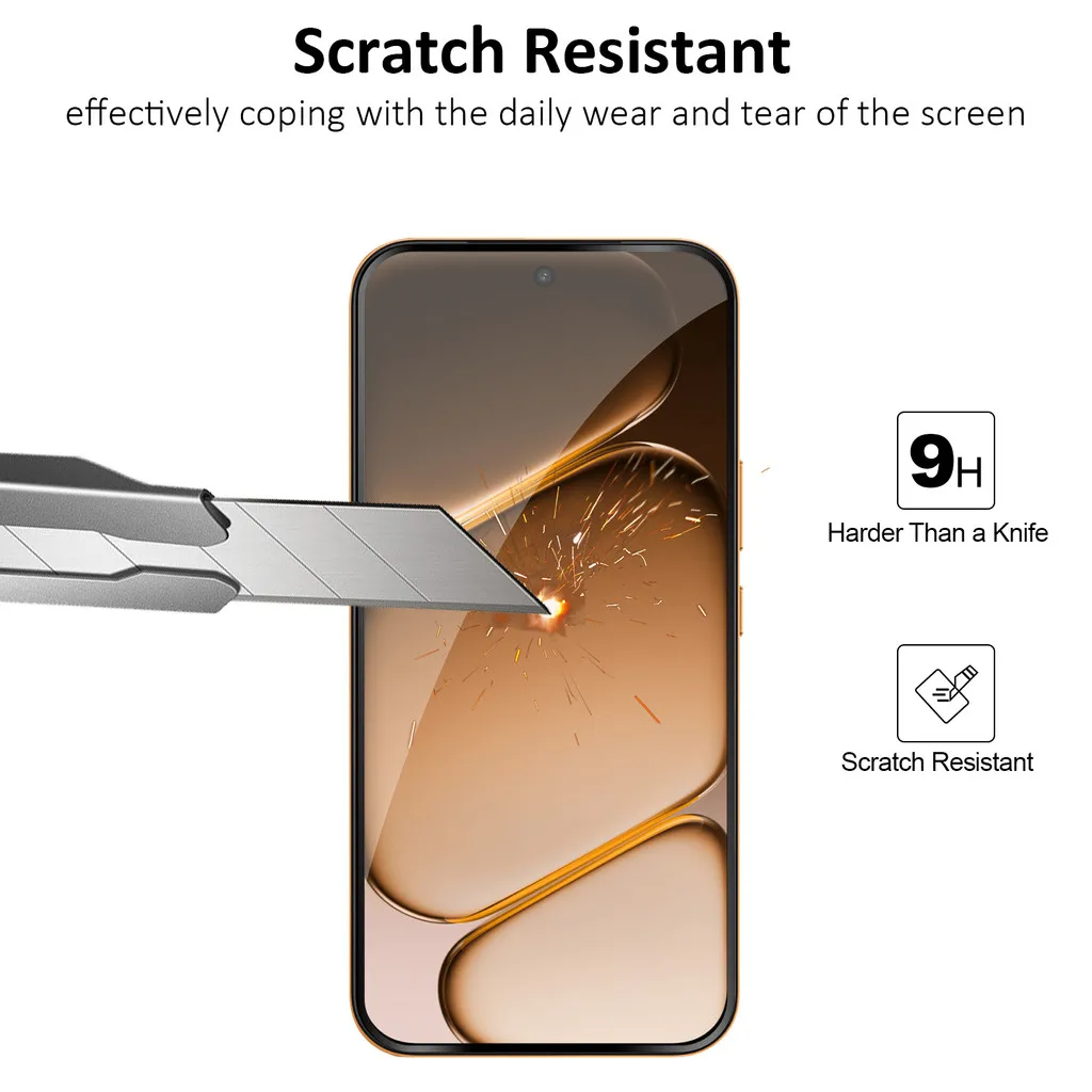 For OnePlus Turbo 6X / Turbo 6X Pro Full Screen Protector Silk Print Tempered Glass Explosion-proof Protective Film 9H Hardness