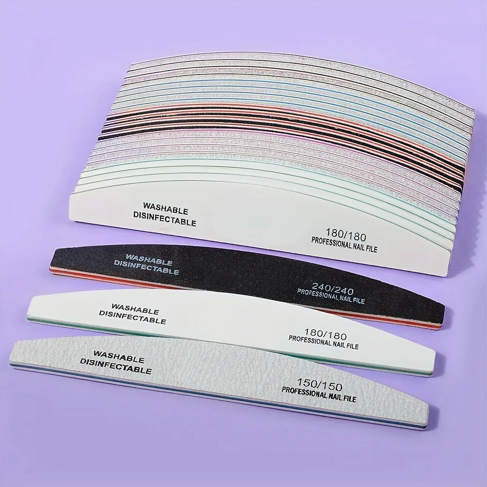 Nail File, Sanding Strip, and Rubbing Strip Are Durable and Not Easy to Peel Off. Nail Tools for Trimming Nails and Nail Art