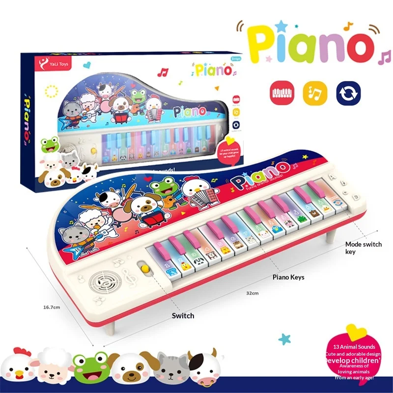 YaLi Toys  Electronic Piano Multifunctional Animal Sound Story Machine Parent Child Pretend Play Toy For Boys Girls view 4