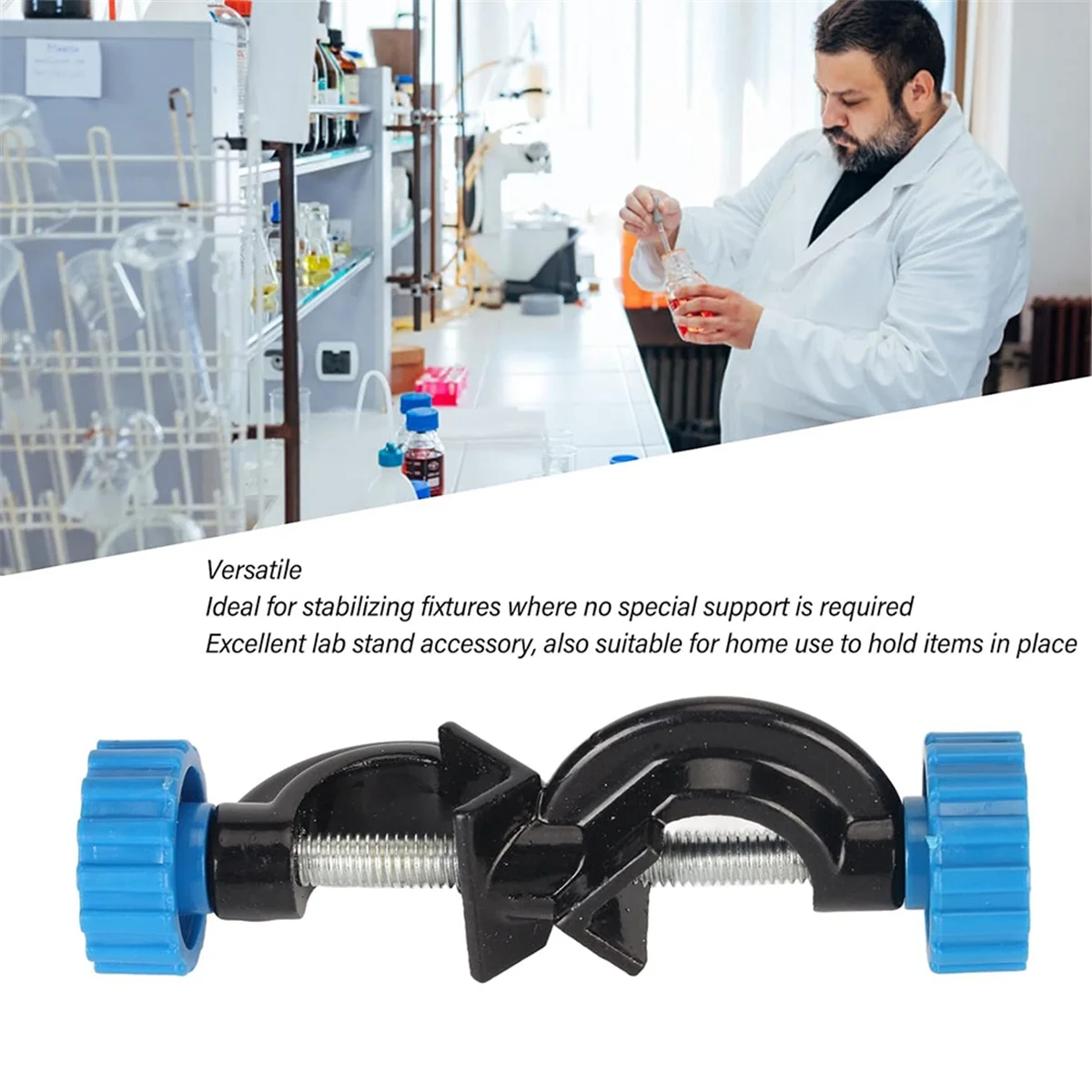 

A06K 5 шт. держатель зажима для лабораторной подставки, корпус из алюминиевого сплава, лабораторный держатель зажима, угловые зажимы Bosshead