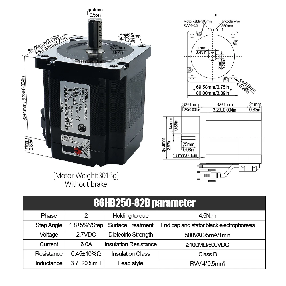 Almacén en el extranjero Ru ES Nema 34 Motor paso a paso de circuito cerrado (4:1) K12-100mm Portabrocas de 4 mordazas un eje giratorio Aixs + contrapunto para enrutador