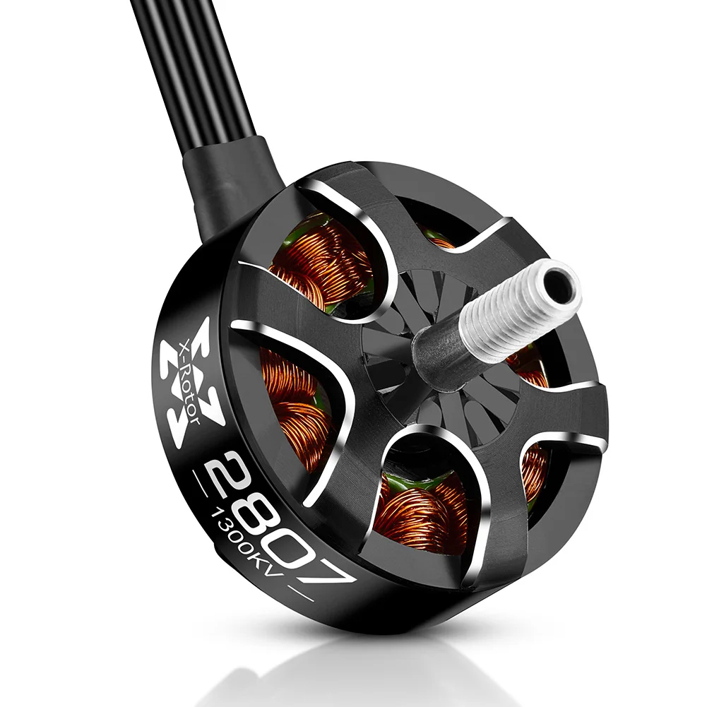 

4 pcs HOBBYWING Xrotor 2807 2812 Brushless Motors 2807 1300KV 4-6S 1500KV 4-5S / 1700KV black RC Motors for FPV Racing Drone