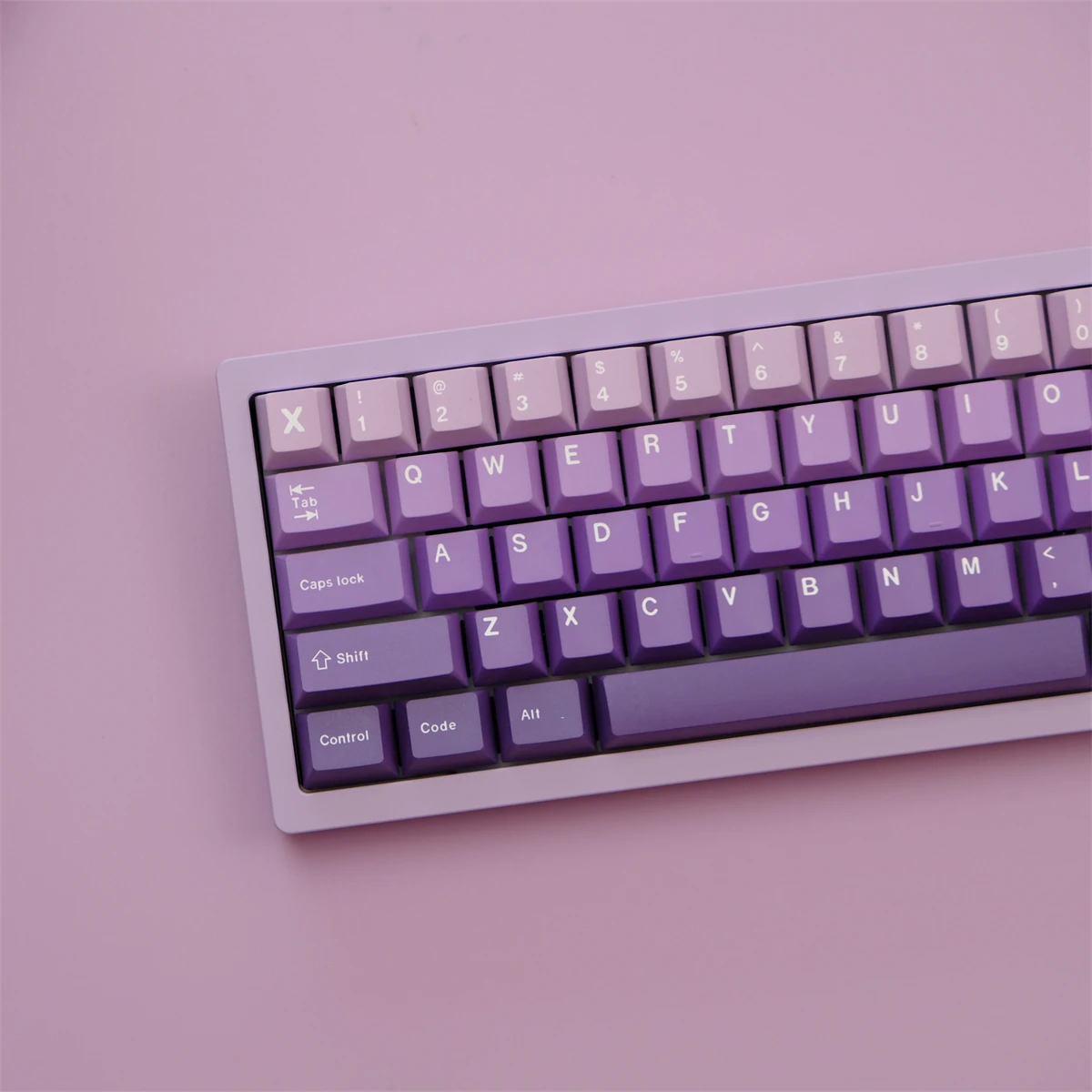 147 Keys Lavender PBT Keycaps Gradient Purple Keycaps Cherry Profile Dye Sublimation For MX Switches Gaming Mechanical Keyboard