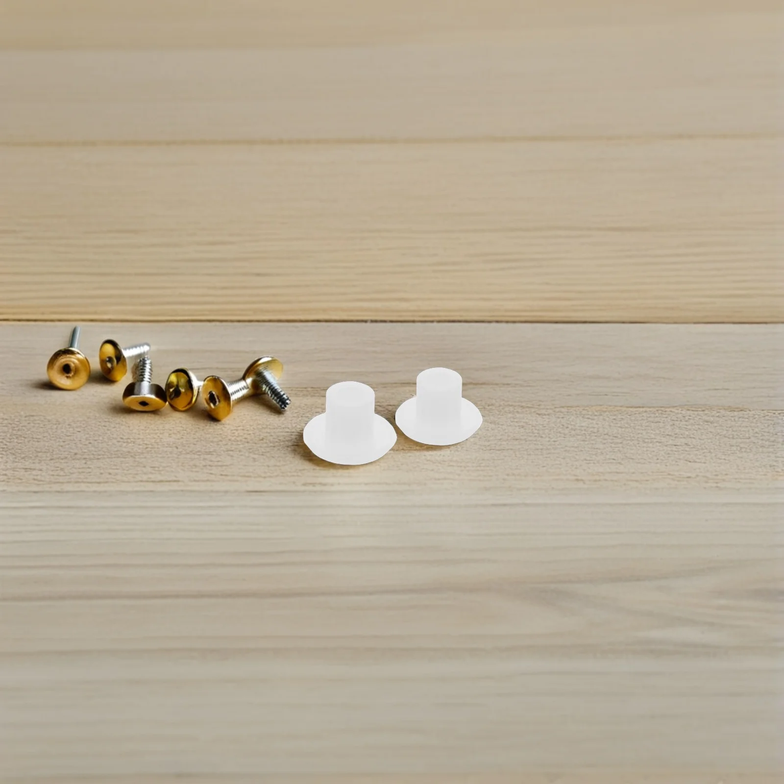 

1200Pcs Round Plastic Hole Plugs White Screw Caps Covers for Cabinet Furniture Shelf Cupboard Hole Cover Plugs