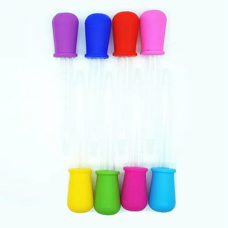 5ML Child Baby Dropper Medicine Feeder Child Medicine Device  Silicone Pipette Liquid Food Dropper Plastic Infant Utensils