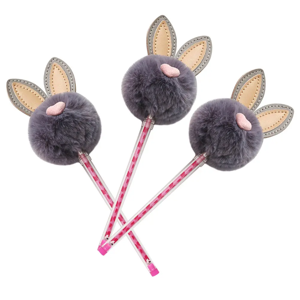 

3Pcs 0.5mm Black Pens Cute Cat Shape Elegant Neutral Pens Safe Eco Friendly Writing Drawing Note Making School Office