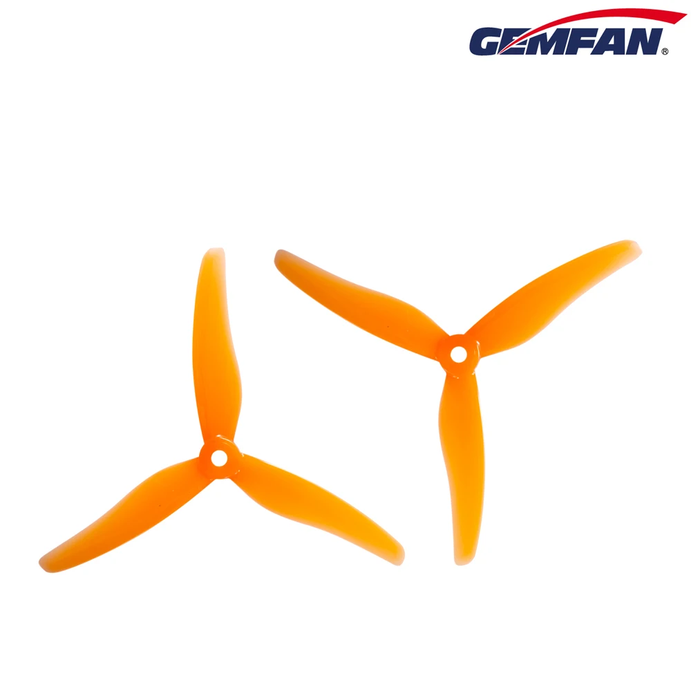 GEMFAN 5.1x3.5 inch 3-Blade FPV Propeller, 5MM PC Props 3.8g Lightweight 10CW 10CCW, 5 Inch Propeller For 2207-2306 Motors